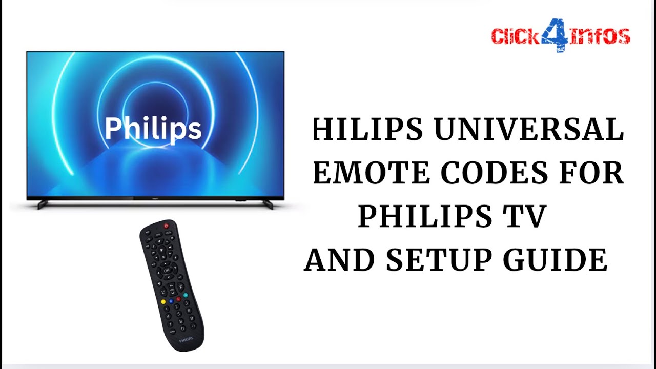 Philips Universal Remote Codes For Philips TV and Setup Guide
