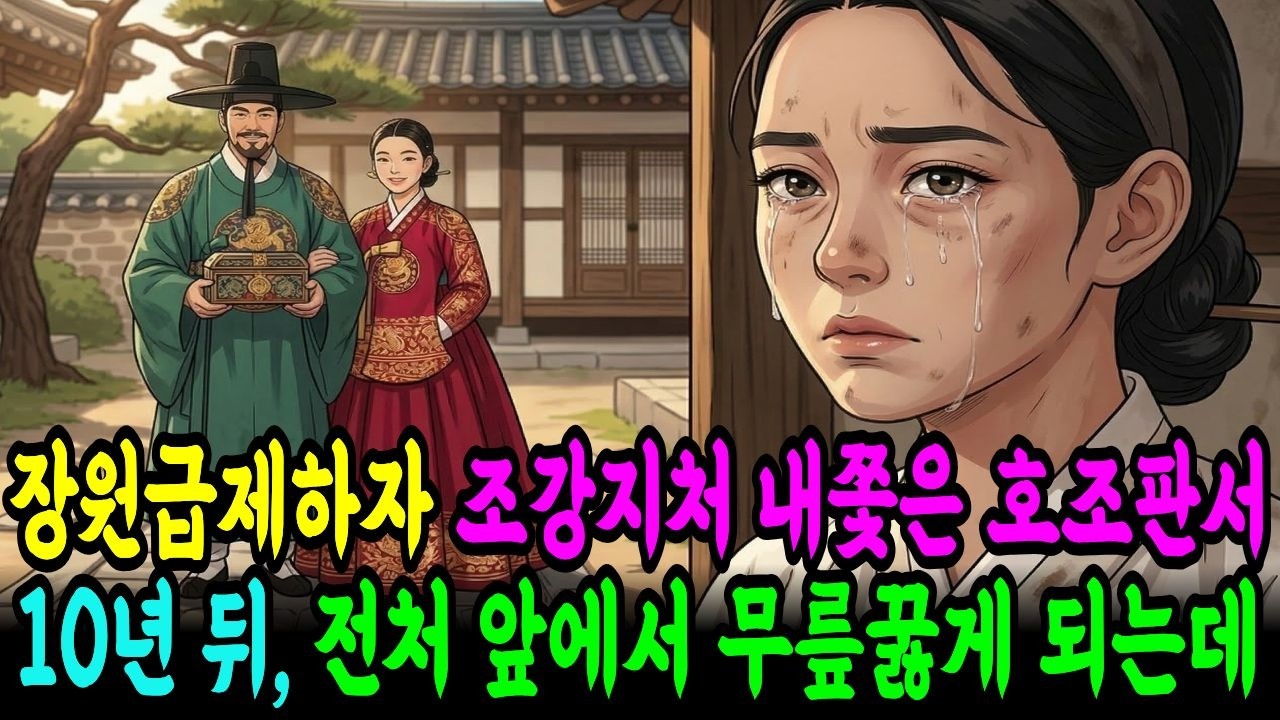 장원급제하자 조강지처 내쫓은 호조판서, 10년뒤 전처앞에서 무릎꿇게 되는데 ｜야담｜옛날이야기｜조선야담｜오디오북｜수면이야기