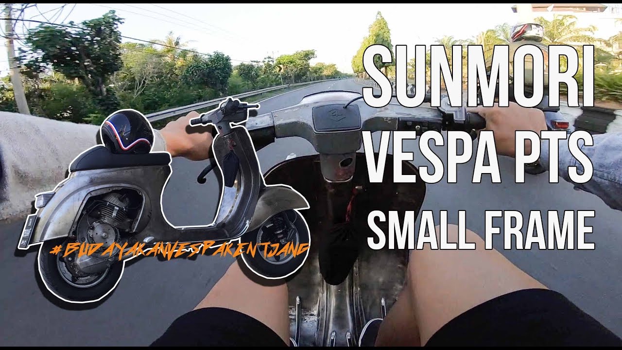 VESPA PTS SMALL FRAME SUNMORI INDONESIA || QUATTRINI 144 || 2 STROKE MADNESS!!