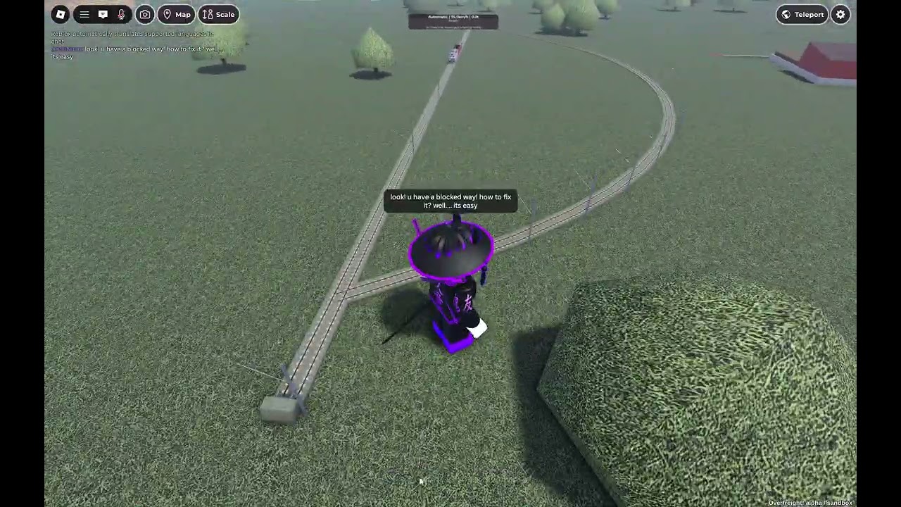 how to fix a blocked rail in overfreight