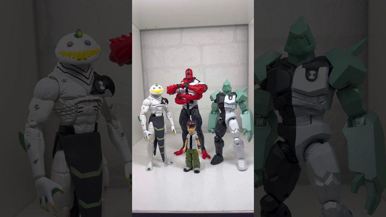 Индивидуальные фигурки Бен 10 от Crafty Gecko #ben10 #actionfigures #fourarms #brickaway #ben10cl...