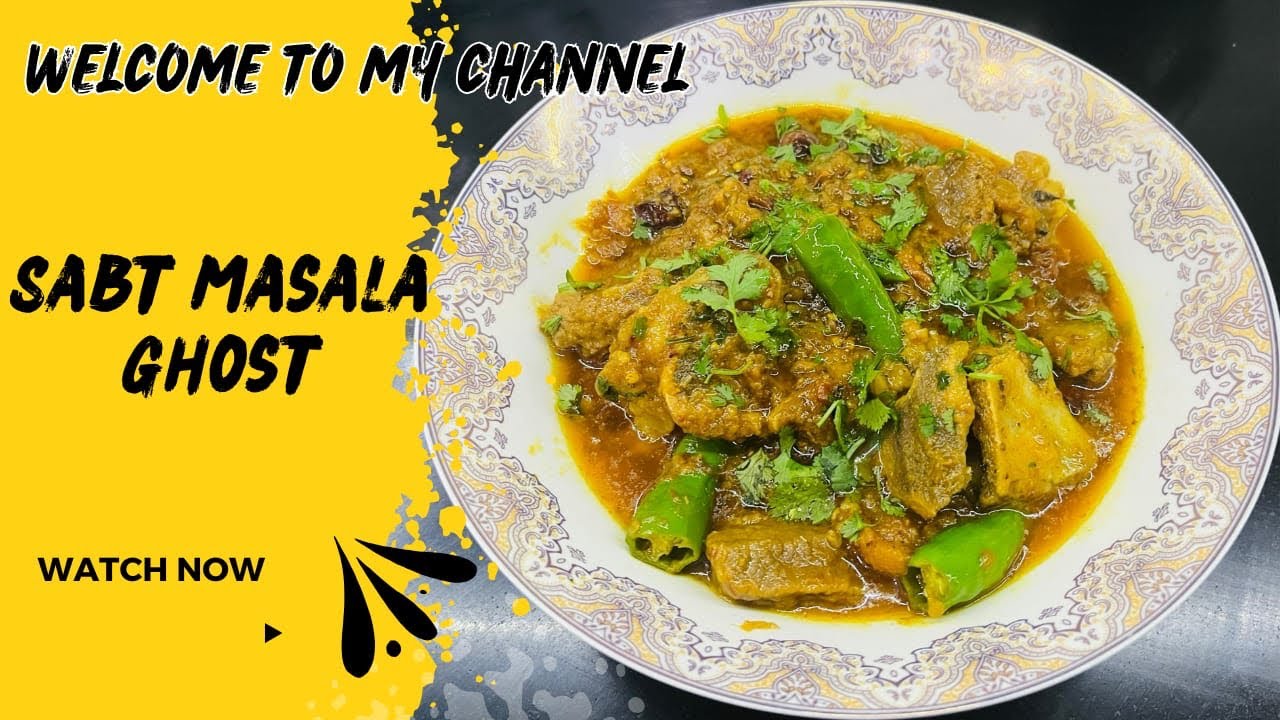 Sabt masala ghost | easy and tasty recipe | #desikitchenwithnaz #food 