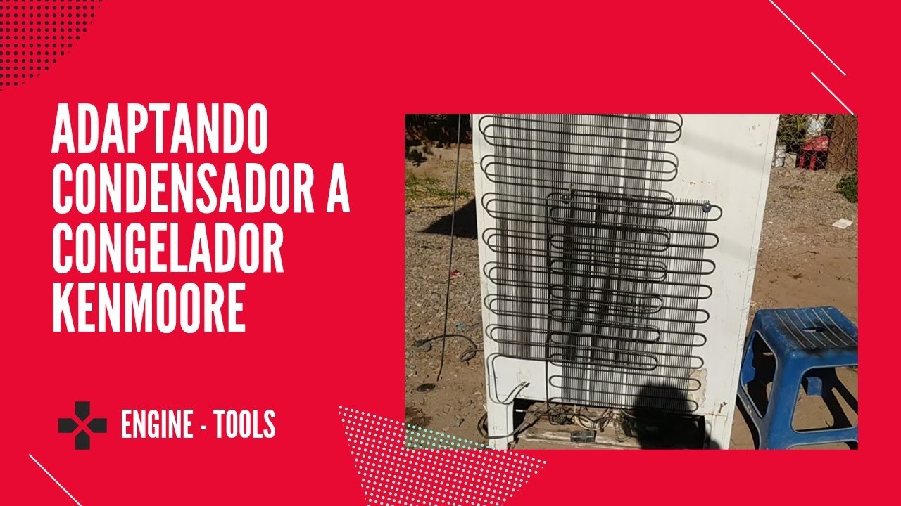 REPARACIÓN DE CONGELADOR (FREEZER) CON FUGA D GAS EN CONDENSADOR, adaptación d parrilla condensadora