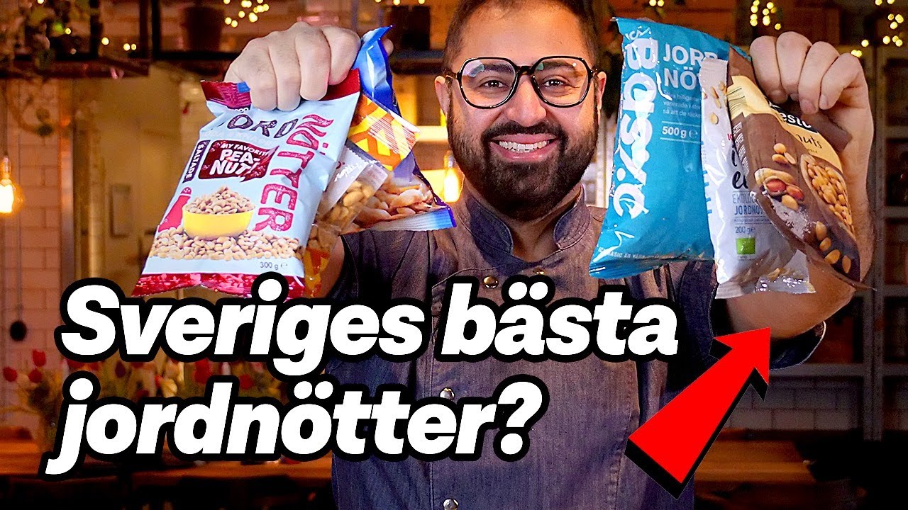 Bästa Jordnötterna - Sveriges största test av Jordnötter