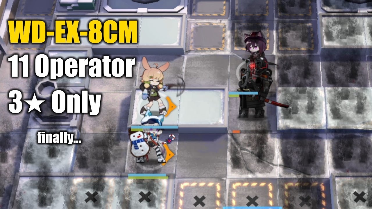 Arknights - WD-EX-8 Challenge Mode 11 Operators 3★ Only
