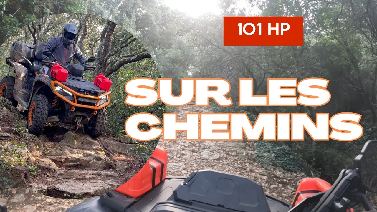 Rando Quad avec 101 HP sur les chemins