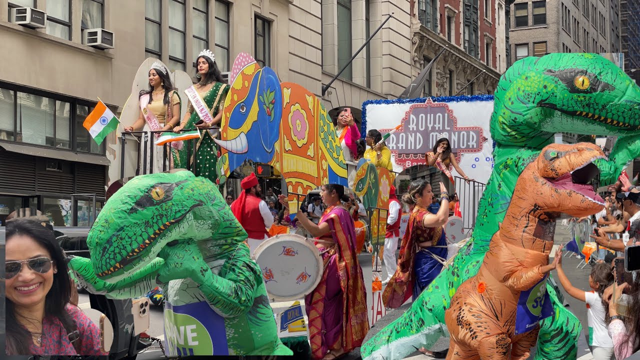 [4K] india&rsquo;s🇮🇳 Selebrates 76th Independence Day in New York City independecia de la india