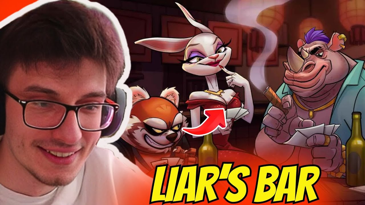 CZY JEST MNIE CIĘŻKO ROZGRYŹĆ?  |GRA Z EKIPĄ W Liar's Bar (POPO, Bagieta, MLODY)