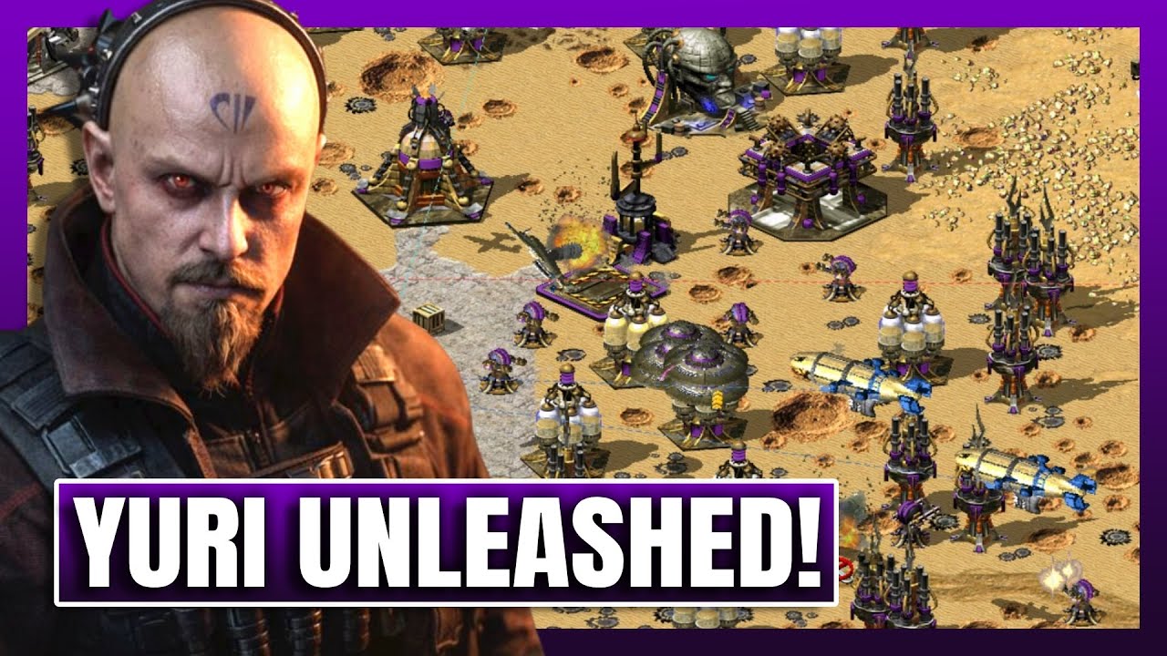 I Beat 7 Brutal AI as Yuri on Plush Bluff | Red Alert 2