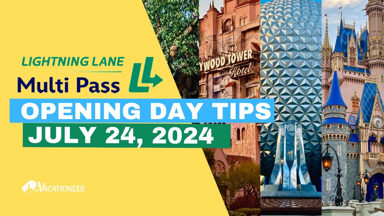 MULTI PASS: Using Disney's NEW Lightning Lane tool  |  NO MORE GENIE+