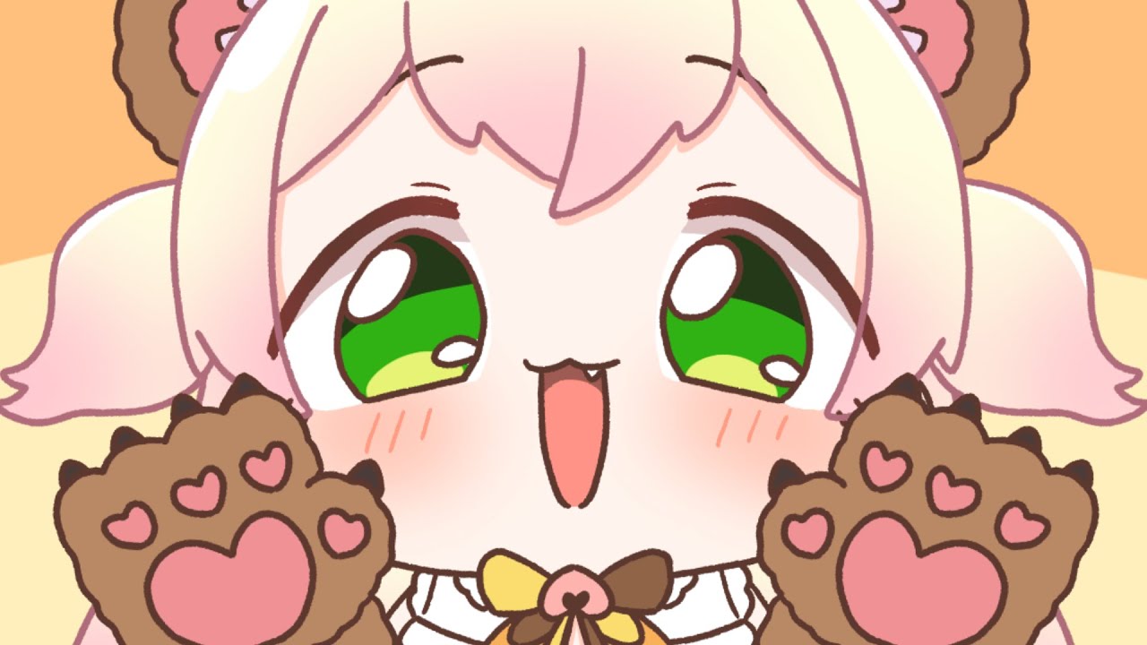くまーーー！！！！【桃鈴ねね】【ホロライブ】【hololive】【手描き】【切り抜き】