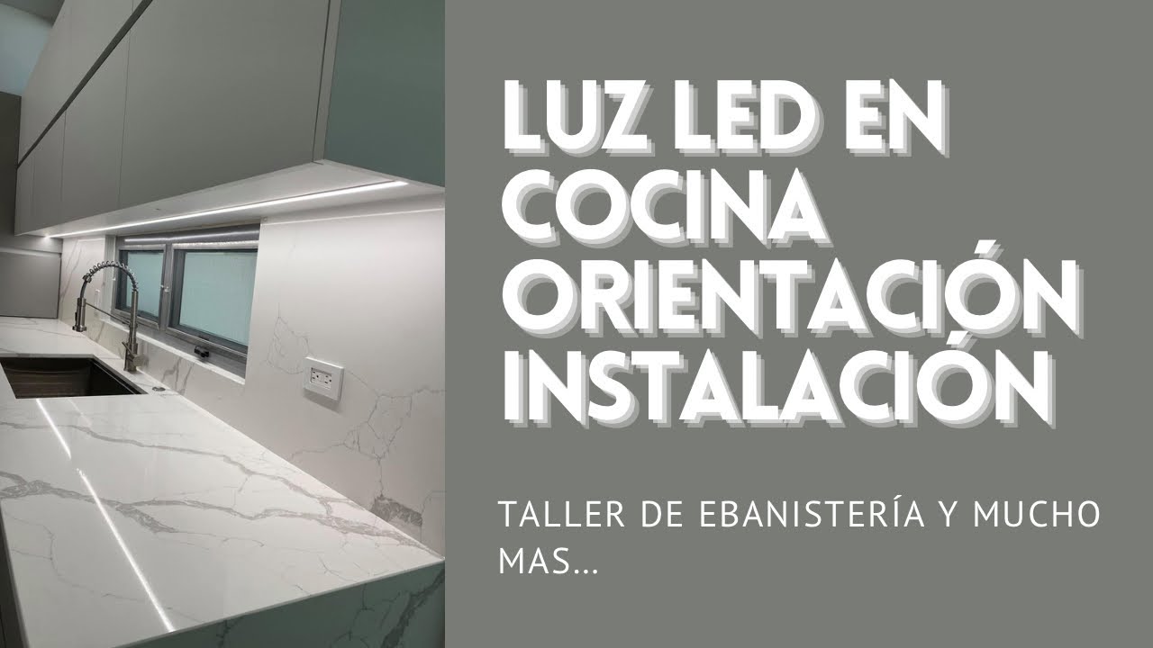Luces LED en Cocina #luzled #hafeleloox #cocinasenpvc