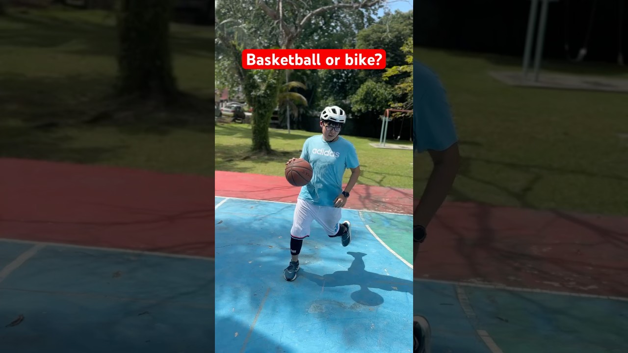 Basketball or bike? 