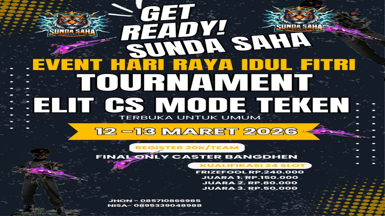 🛑 LIVE HARI INI || GRAND FINAL TOURNAMENT ELITE CS SPESIAL HARI RAYA IDUL FITRI BY SUNDA SAHA