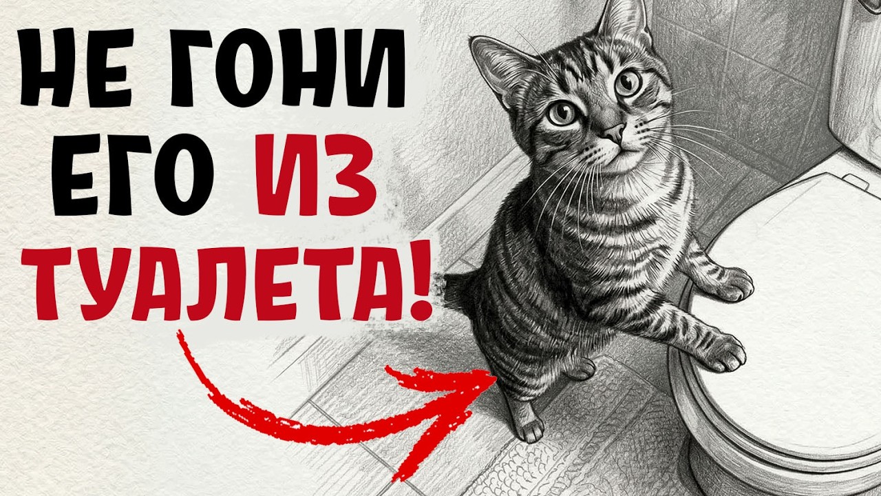 Почему Ваша Кошка ХОДИТ ЗА ВАМИ в Туалет? Правда Разобьет Вам Сердце!