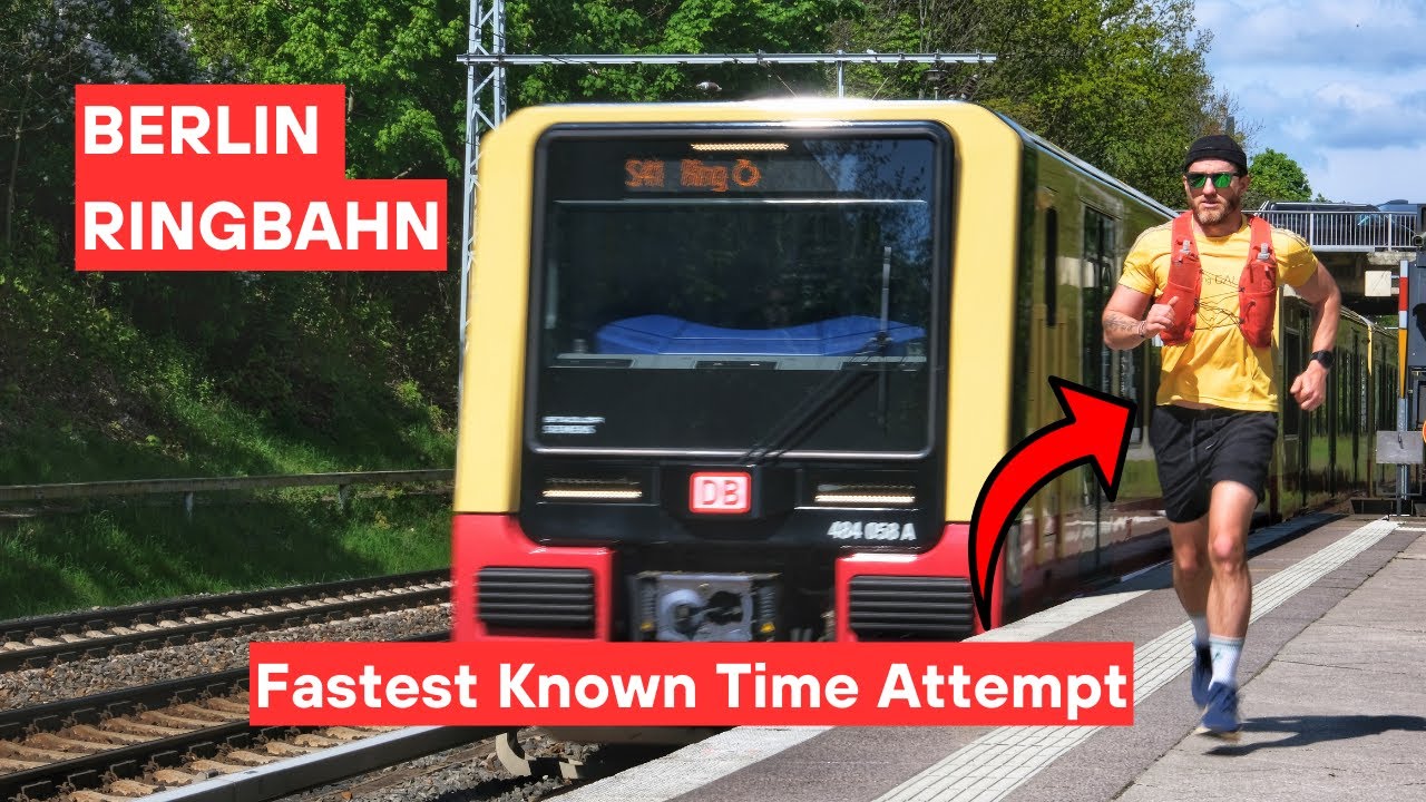 I Ran a Marathon Following the Berlin Ringbahn (FKT Attempt!)