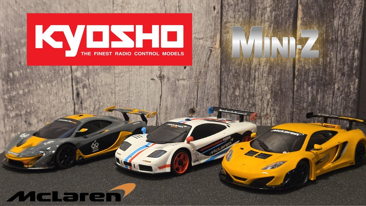 Kyosho Mini-Z Mclaren MR-04, First test with my home made track