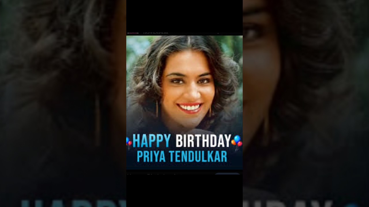 Priya Tendulkar's Birthday #shorts #trending #priyatandulkar #birthday #movies #songs #famouse