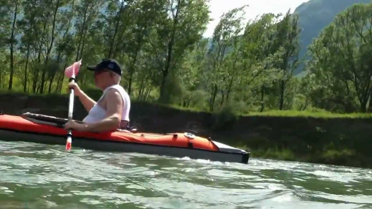 Advanced Frame - Down the river Toce with kayak