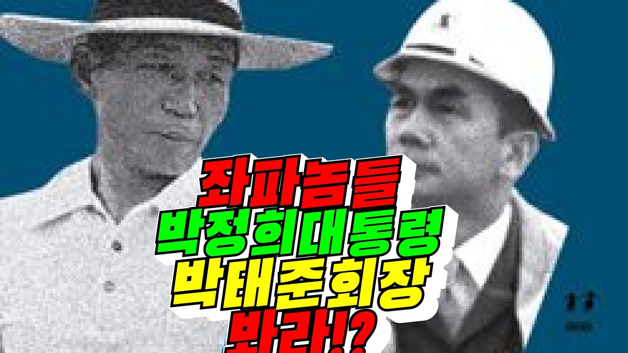 [대한민국 위인!] 좌파놈들, 박정희대통령, 박태준회장 좀 봐라!?(배려사회 김용숙)