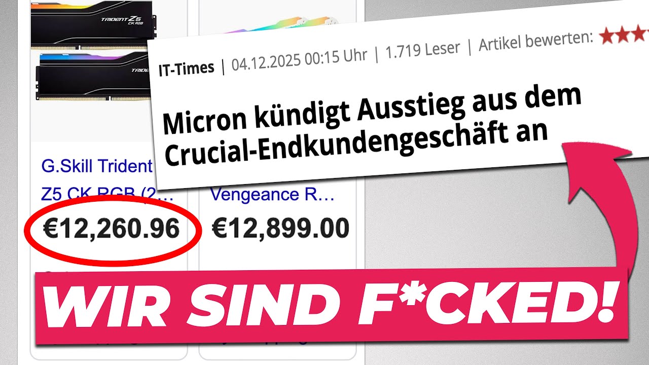 Das DDR 5 Problem wird noch viel schlimmer!!!