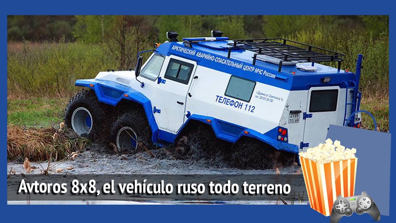 El veh&iacute;culo 8x8 ruso todo terreno 🏁