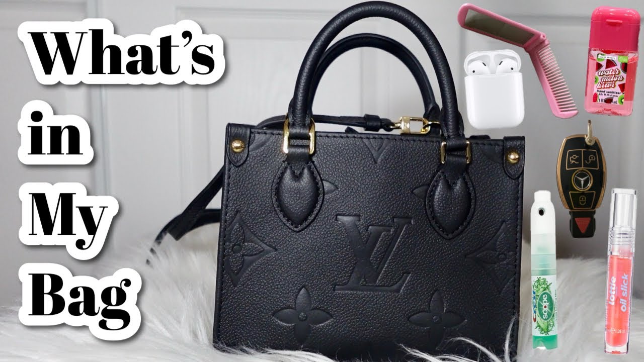 ЧТО В МОЕЙ СУМКЕ | 🖤 LV On The Go BB 🖤