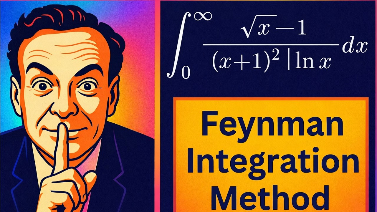 Monster integral destroyed by Feynman's trick!