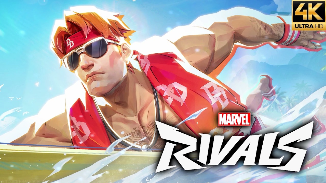 Marvel Rivals - Daredevil (Sonar Saviour Skin) Gameplay Showcase (4K 60FPS)