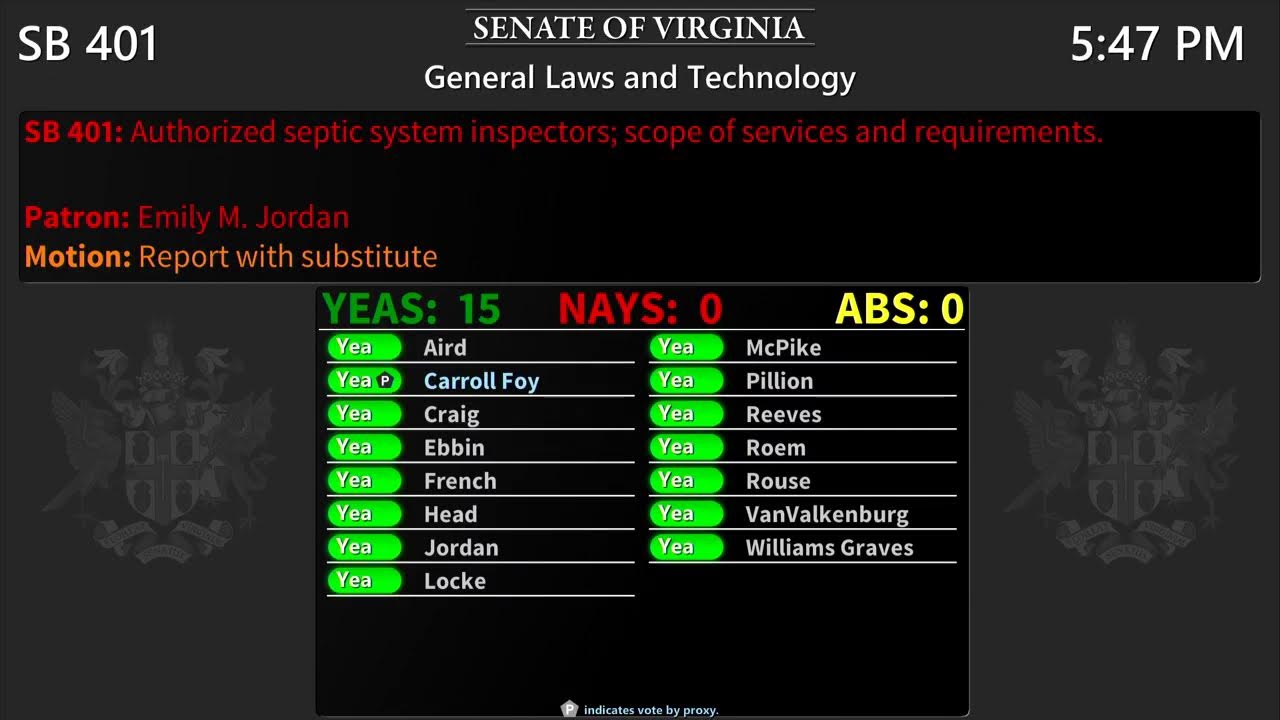 Senate of Virginia: General Laws and Technology on 2026-02-11