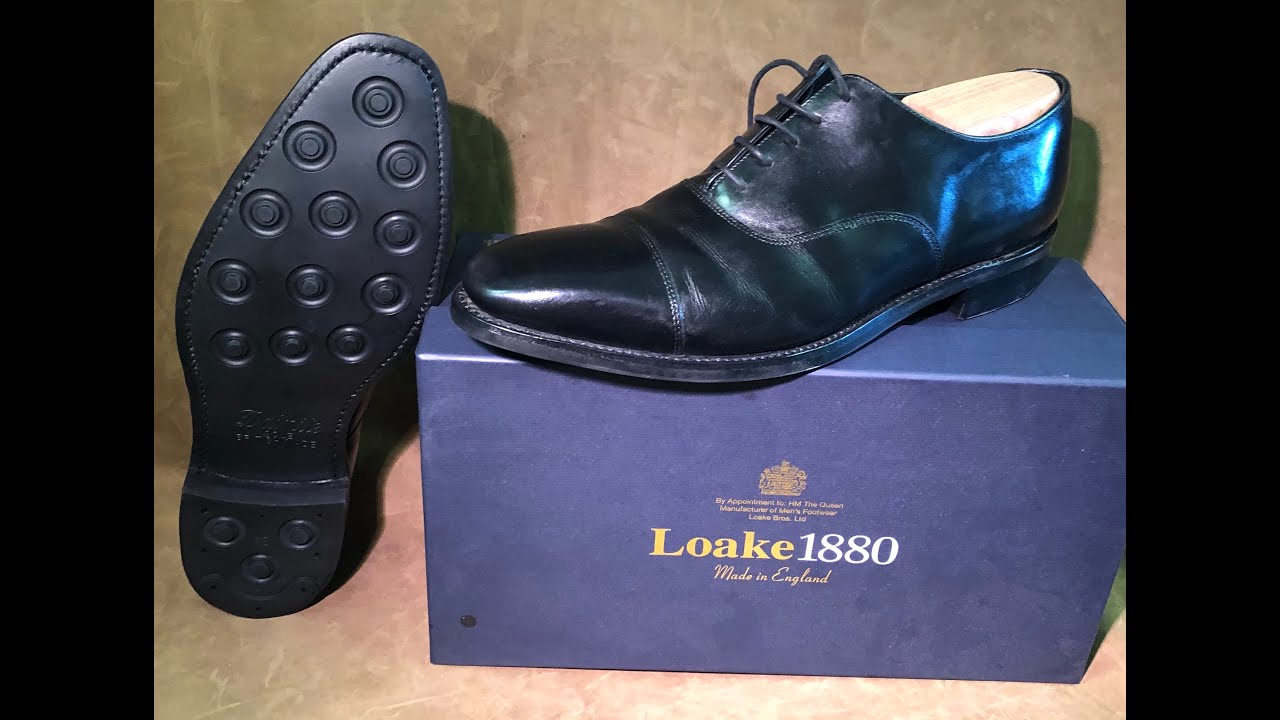 Loake Shoes Converting from Leather Soles to  Dainite Rubber Soles