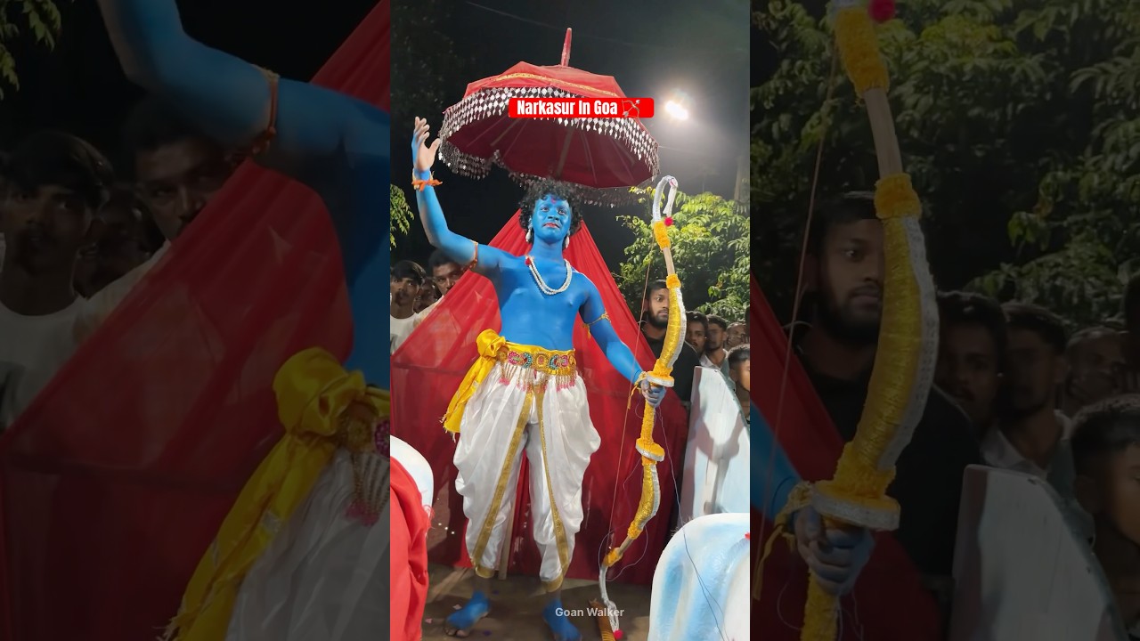 Narkasur Vadh In Goa 😈🏹Goa narak Chaturdashi #Narkasur#goanarkasur#Goa#Diwali#narkasurvadh#krishna