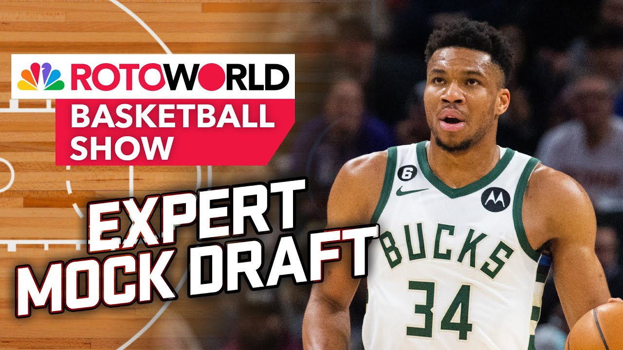 Industry Expert 8-Cat Mock Draft LIVE (10/12/23) | Rotoworld Basketball Draft Day | NBC Sports