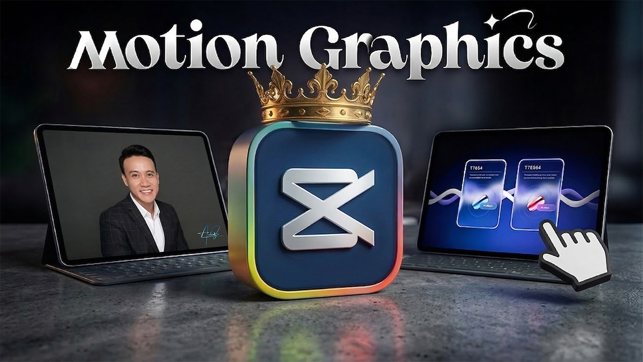 Hiệu ứng Motion Graphics 3D trong Capcut PC