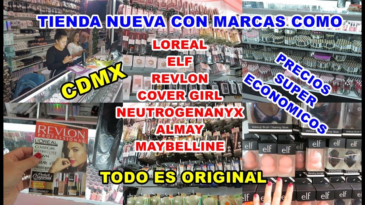 TIENDA NUEVA EN LA CDMX  CON MARCAS COMO ELF, REVLON, NEUTROGENA, ETC//SARA DICE