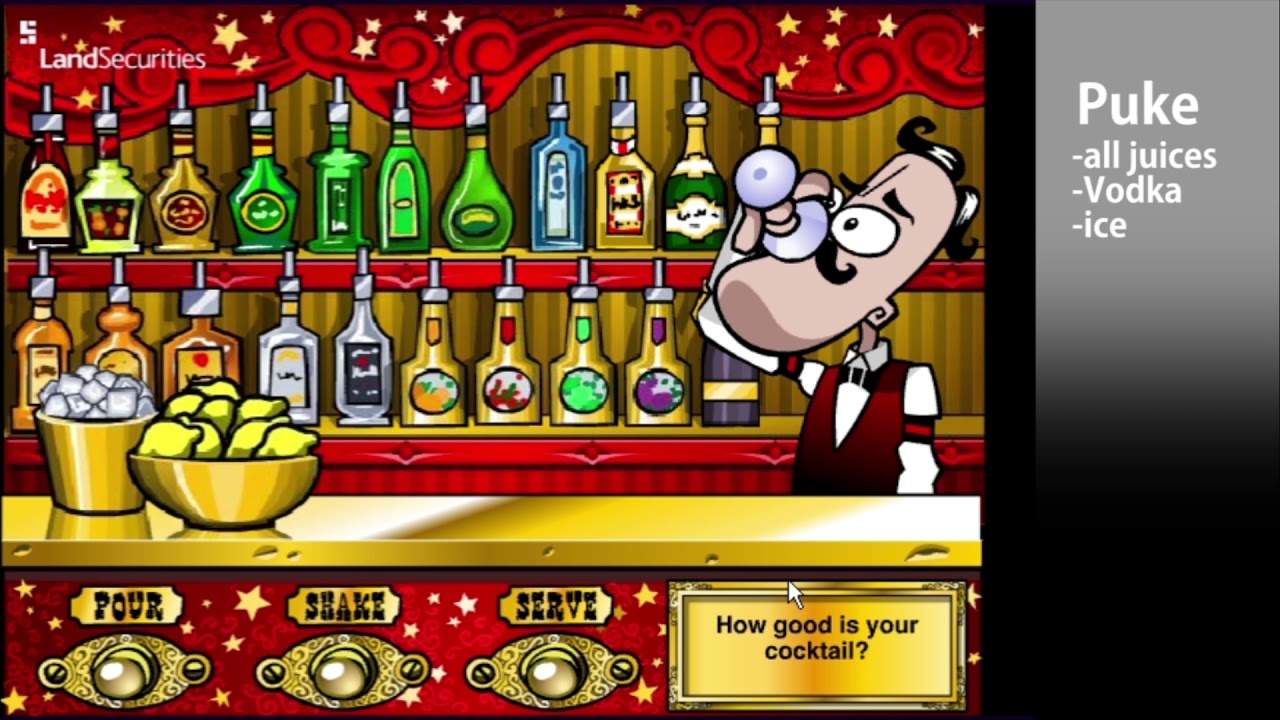 Bartender:The Right Mix (Original)  -All ENDINGS/REACTIONS + EXTRA recipes