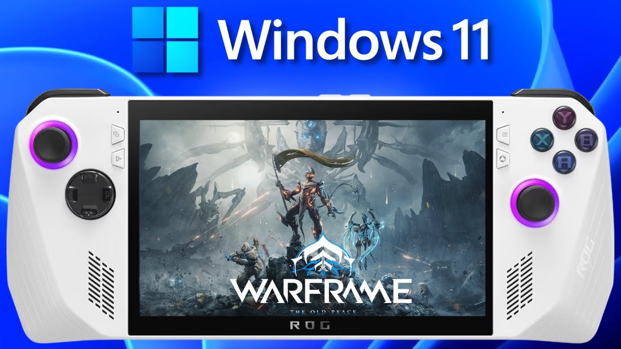 Warframe The Old Peace | Rog Ally Ryzen Z1 Extreme - Windows 11