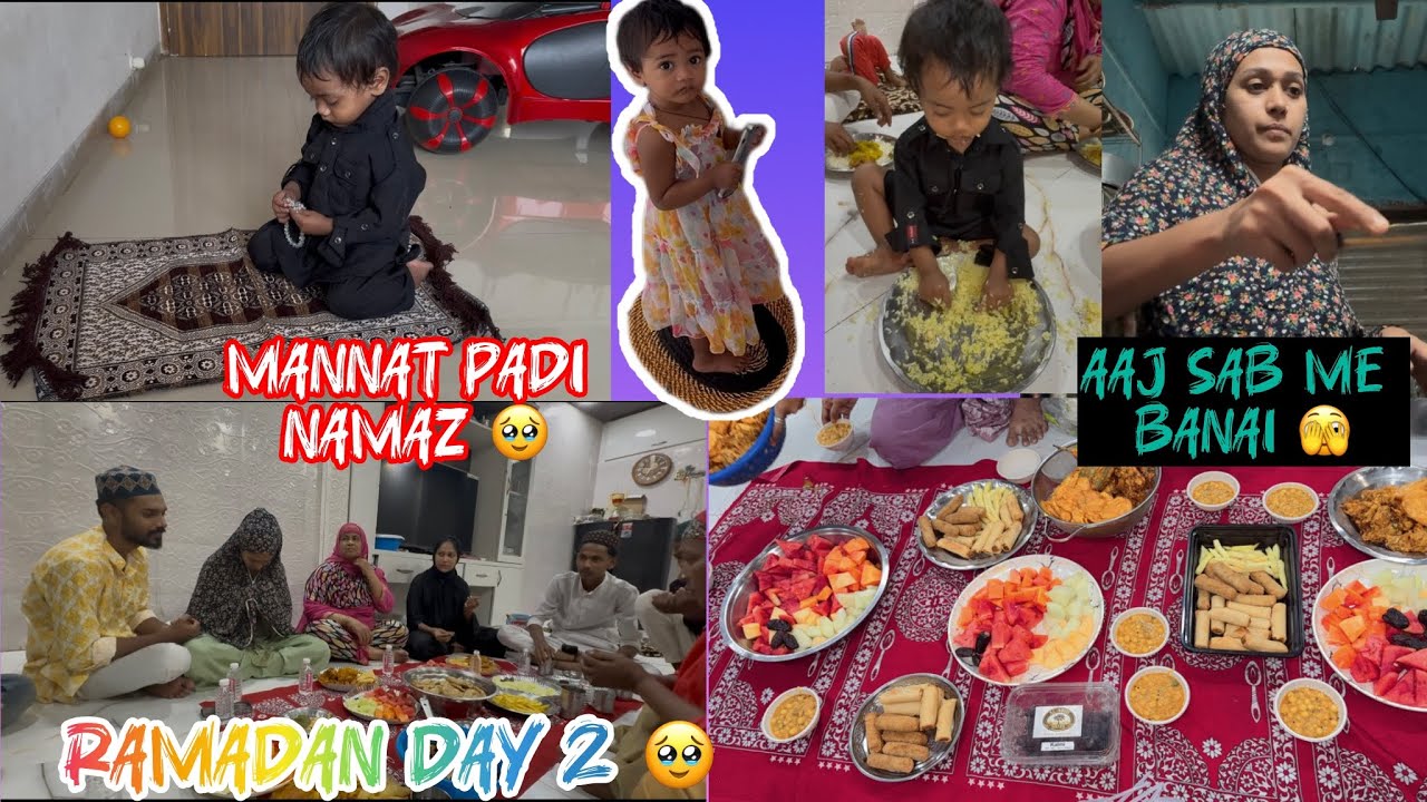 Ramadan day 2 ❤️ || full day routine 👍 || Aaj sab me banai 😎 || mannat padi namaz 🫣 #mariyamvlogs 