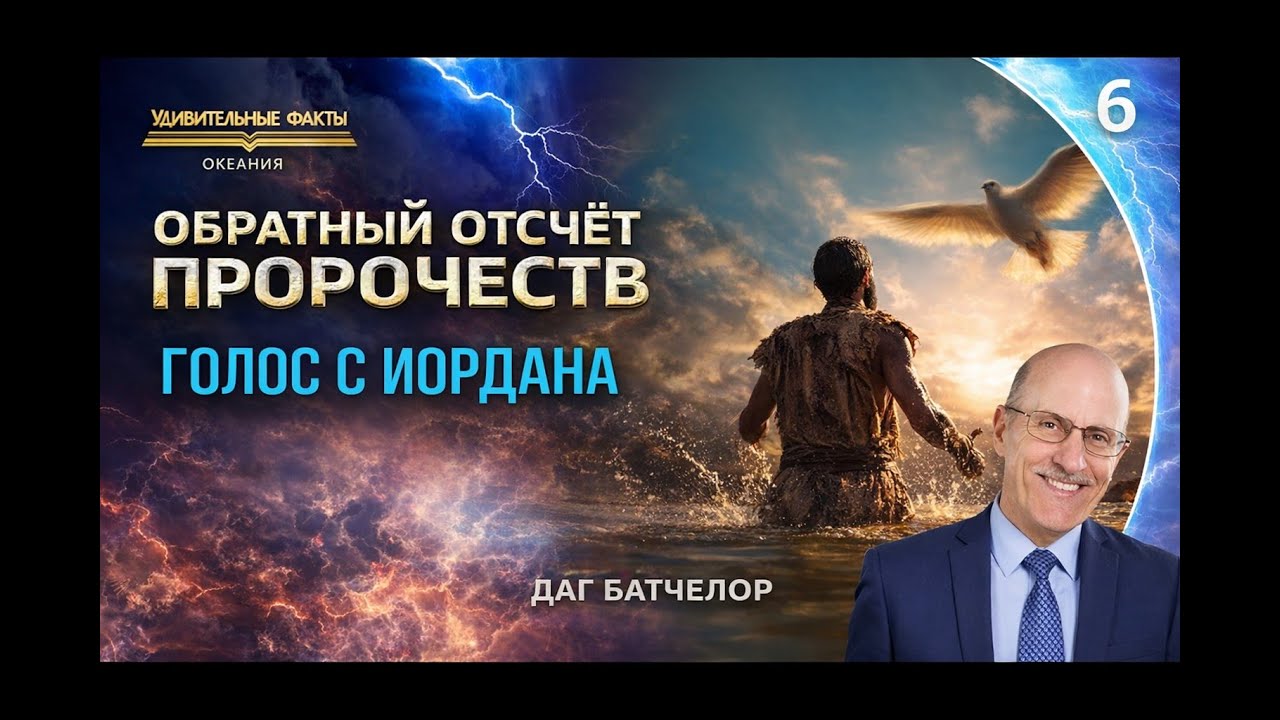06 ОБРАТНЫЙ ОТСЧЁТ ПРОРОЧЕСТВ /ГОЛОС С ИОРДАНА /КРЕЩЕНИЕ ИОАННА И ДУХОМ СВЯТЫМ /ДАГ БАТЧЧЕЛОР /2025
