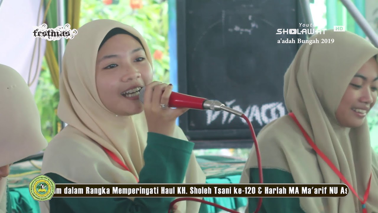 Cek Sound Group Al banjari MA Assa'adah   Pagi - Fesban MA Ma'arif NU Assa'adah Bungah Gresik 2019