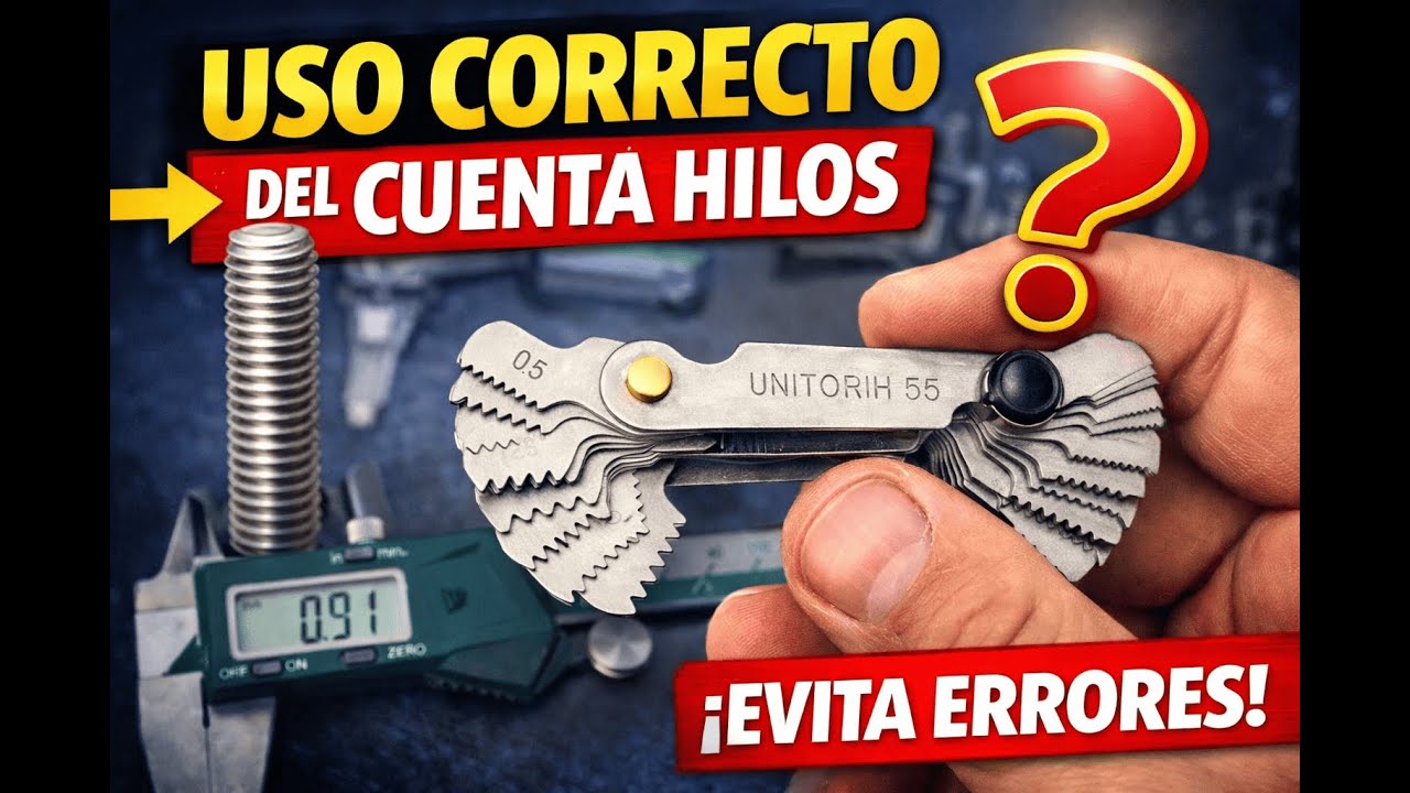 Identificacion de ROSCAS / Ejemplos: uso de cuenta hilos, ROSCA METRICA Y ESTANDAR