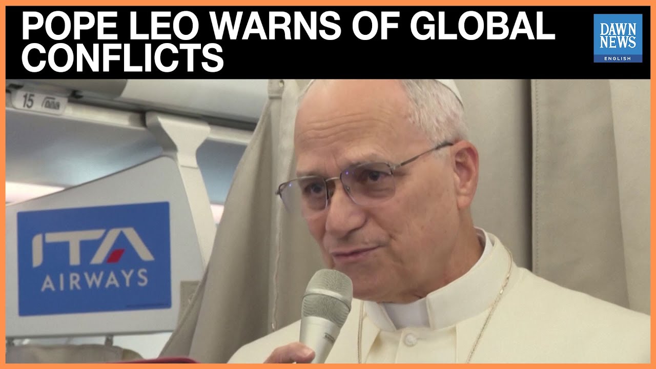 Pope Leo Warns Global Conflicts Threaten Humanity On First Overseas Trip