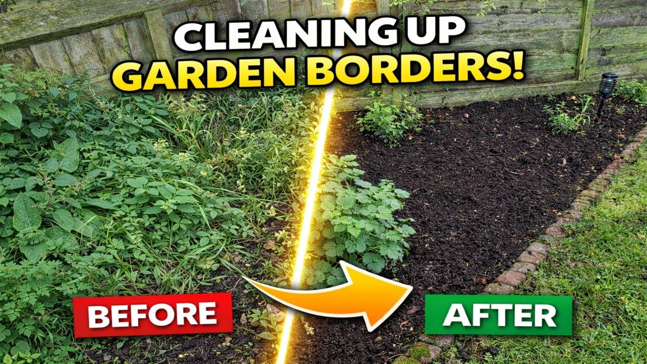 Border Clean-up & Grape Vine Pruning