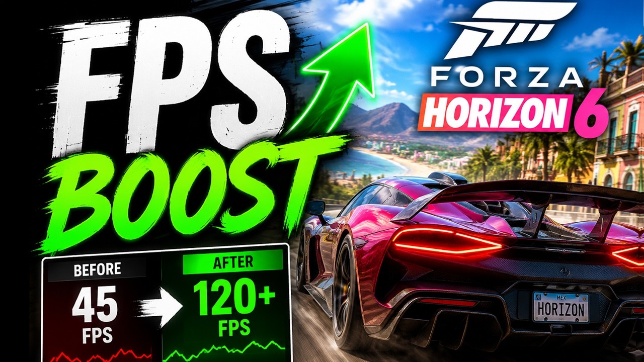 Как ОПТИМИЗИРОВАТЬ FORZA HORIZON 6 для ПОВЫШЕНИЯ FPS в 2026 году