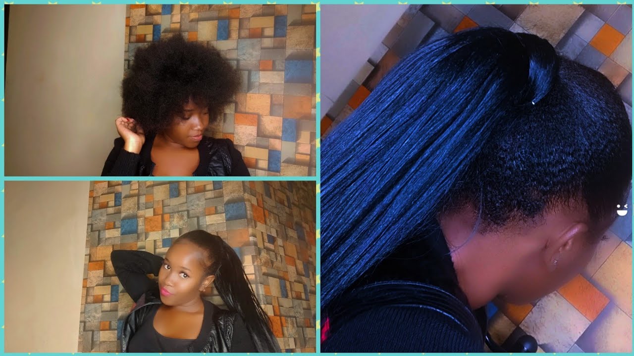 How To: High Genie ponytail with braiding hair tutorial 🔥..beginner friendly..