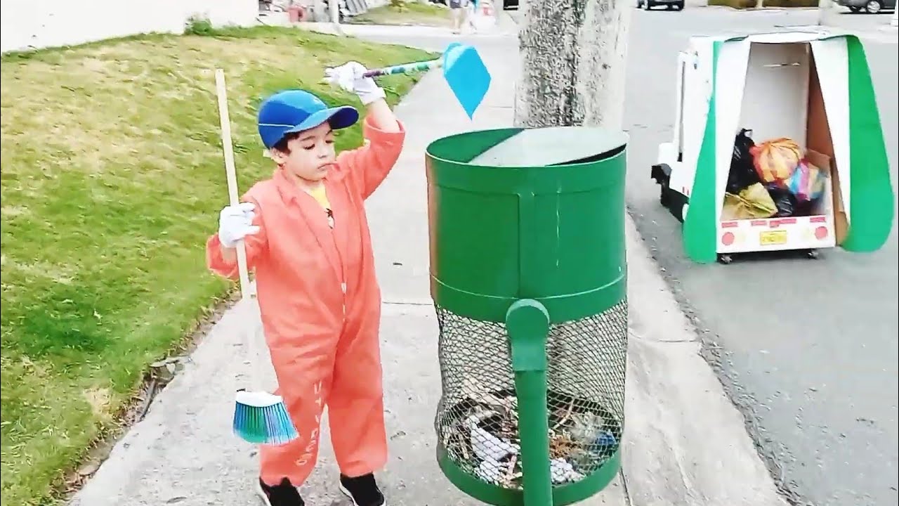 📢Llegó el camión de basura 🚚(Mi pequeño urvaseo) The new garbage truck.