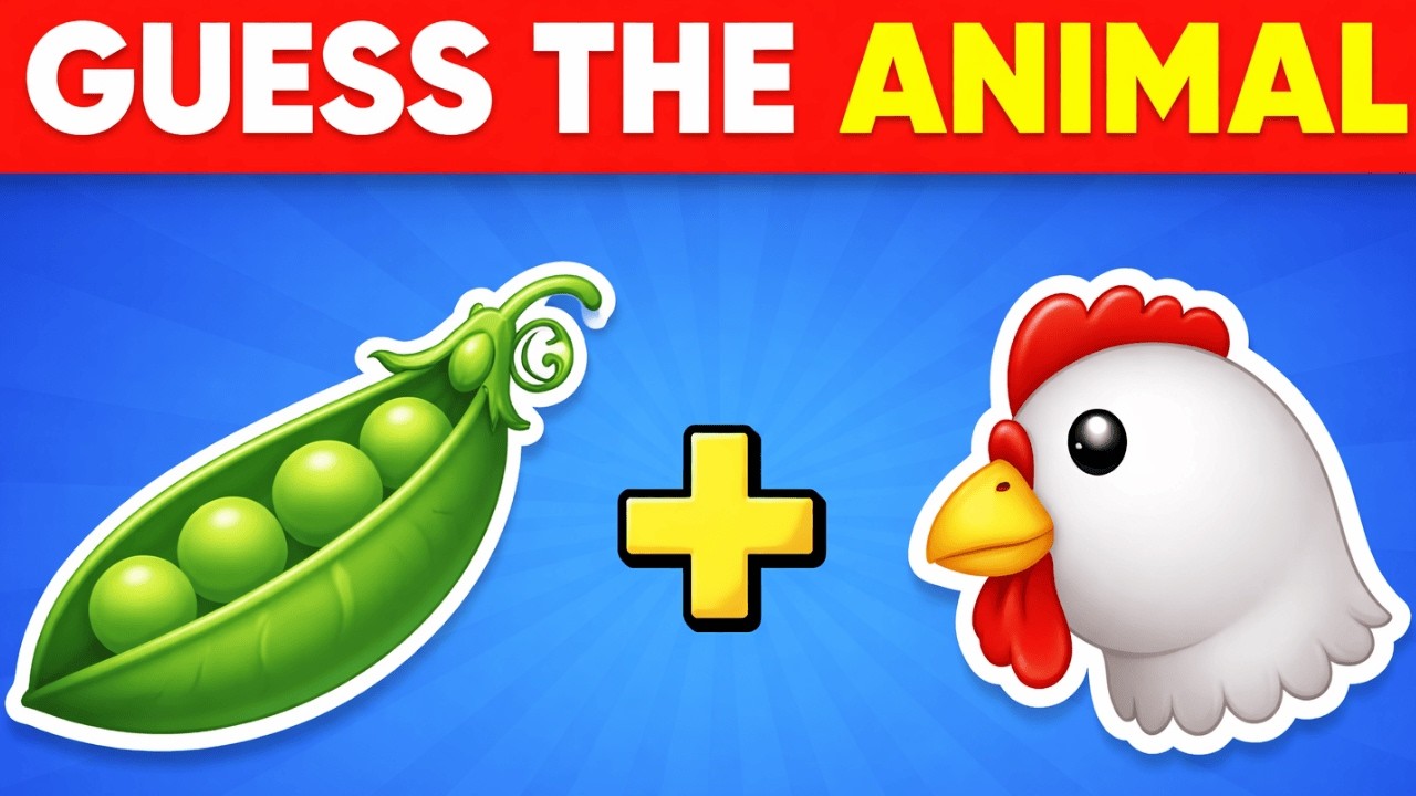 Guess The ANIMAL By Emoji Quiz 🐹 🐰Animal Emoji Quiz 2026 | Quiz TINO