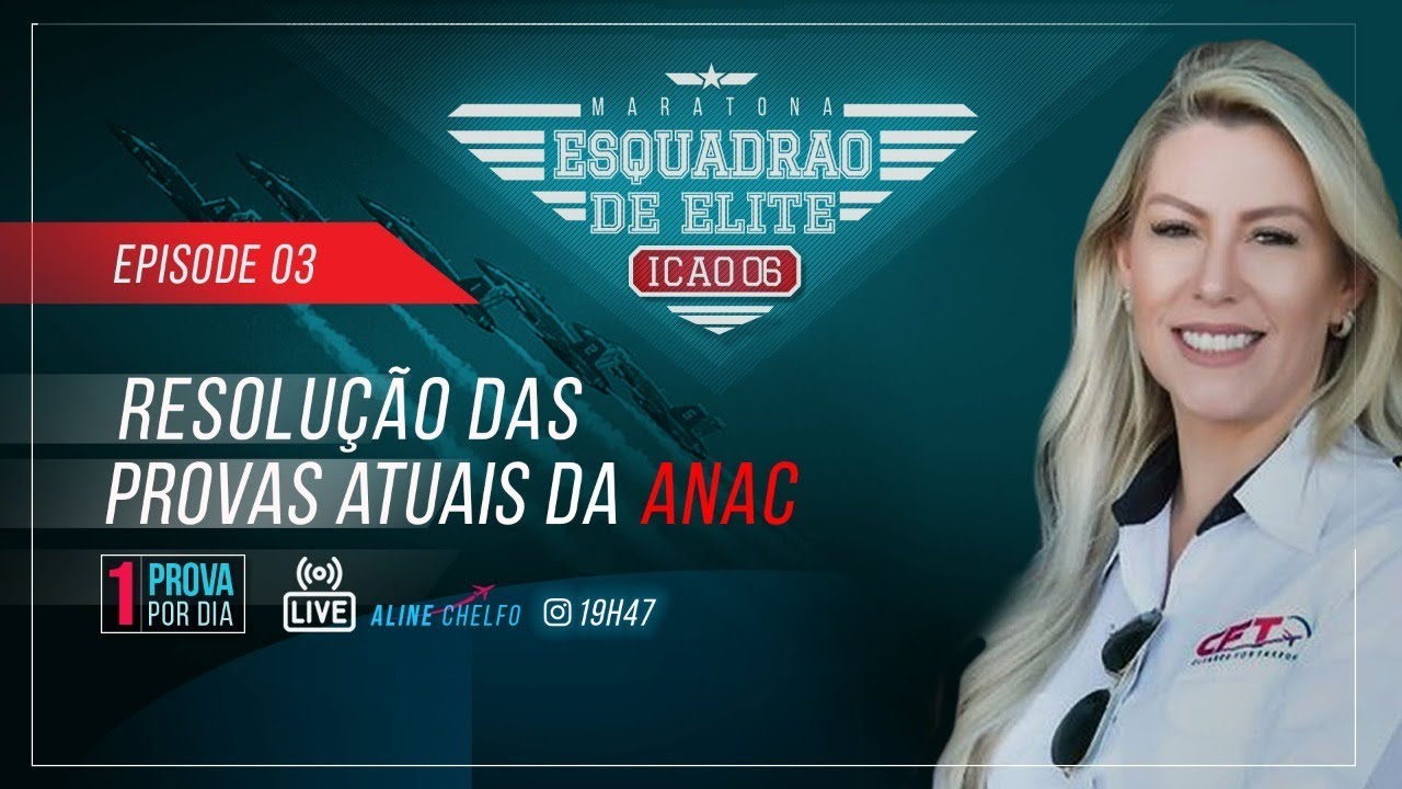 Prova ICAO para Pilotos (SDEA-ANAC) #MaratonaEsquadraoDeElite ICAO6 - Episode 03
