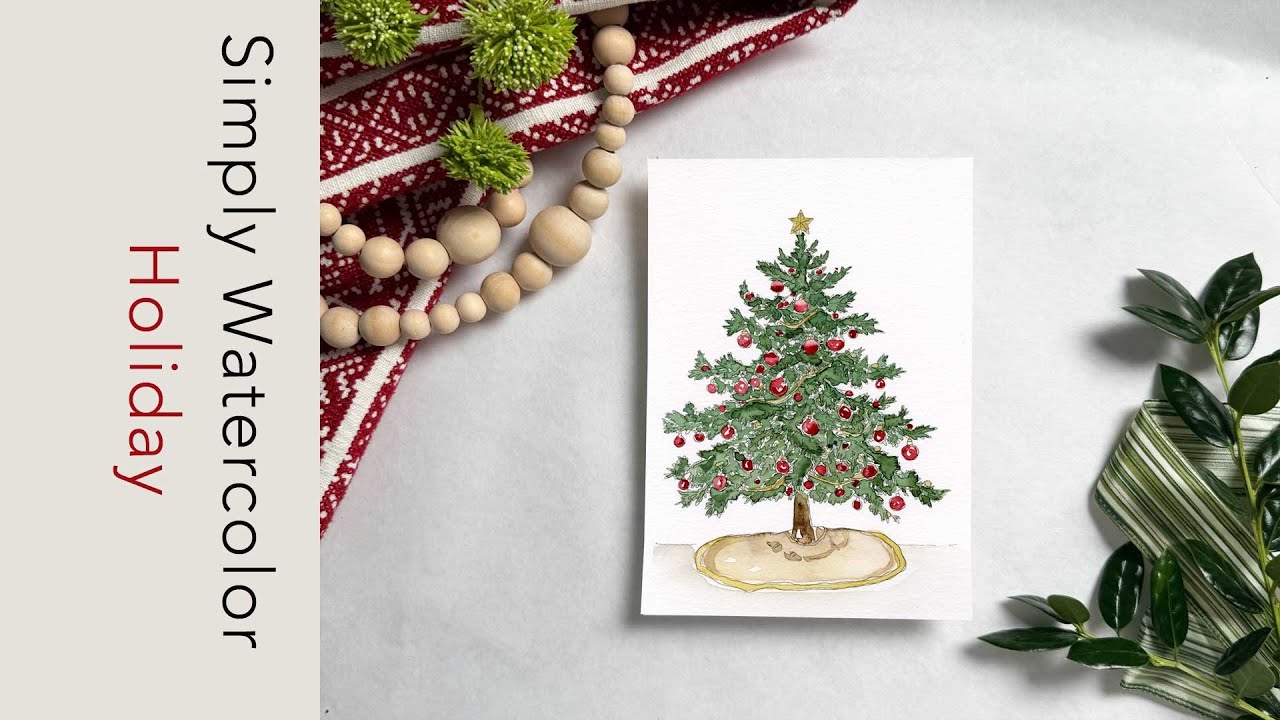 Simply Watercolor | Christmas Tree