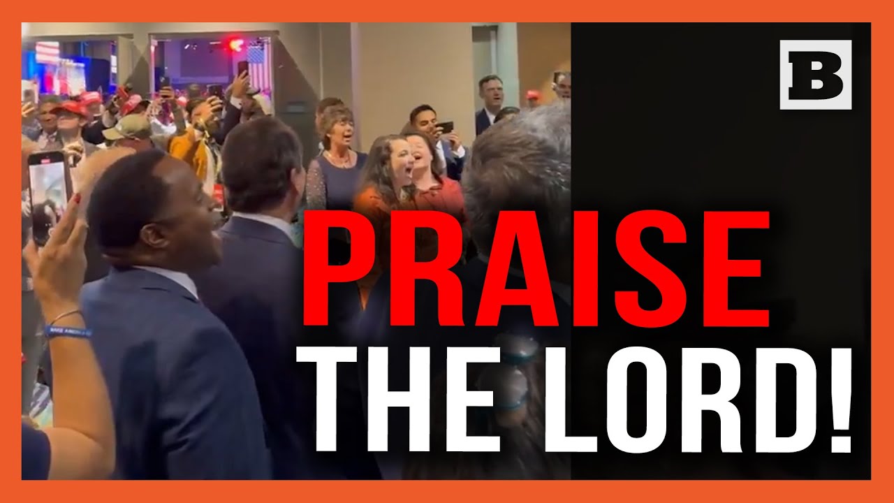 Beautiful! Trump Supporters Praise God at Victory Party, Sing 